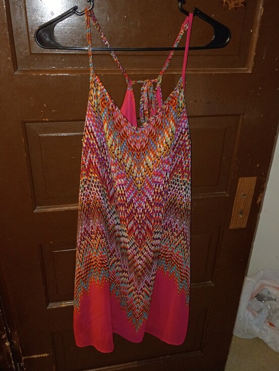 Maurices Dresses & Skirts - EUC Maurices Colorful Zigzag Print Summer Mini  Dress XL